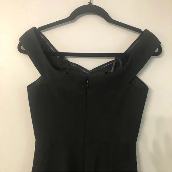 Bariano Australia Off Shoulder Formal Sheath Evening Dress Black Size S NWT - Picture 4 of 14